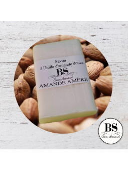 AMANDE AMÈRE SAVON PARFUMÉ ARTISANAL 120 GRS - BOUGIES SENTEURS®