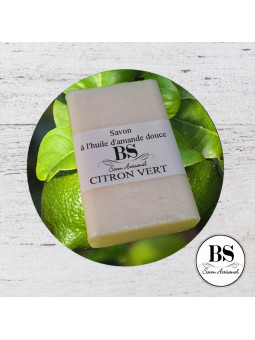 CITRON VERT SAVON PARFUMÉ ARTISANAL 120 GRS - BOUGIES SENTEURS®